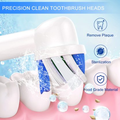 BELADENT Replacement Toothbrush Heads Soft Cleaner for Oral-B (8 Pack) - Image 2