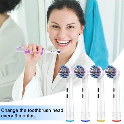 BELADENT Replacement Toothbrush Heads Ultra Clean for Oral-B (8 Pack) - Image 7