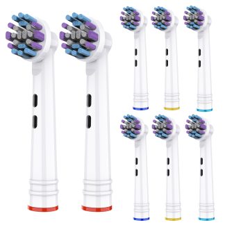 BELADENT Replacement Toothbrush Heads Ultra Clean for Oral-B (8 Pack)